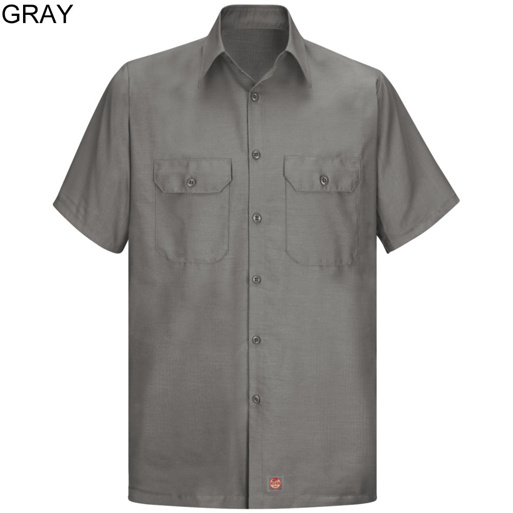Men's Solid Ripstop Short Sleeve Shirt