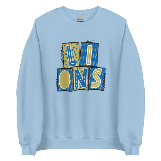 LIONS Regal and Gold Sweatshirt