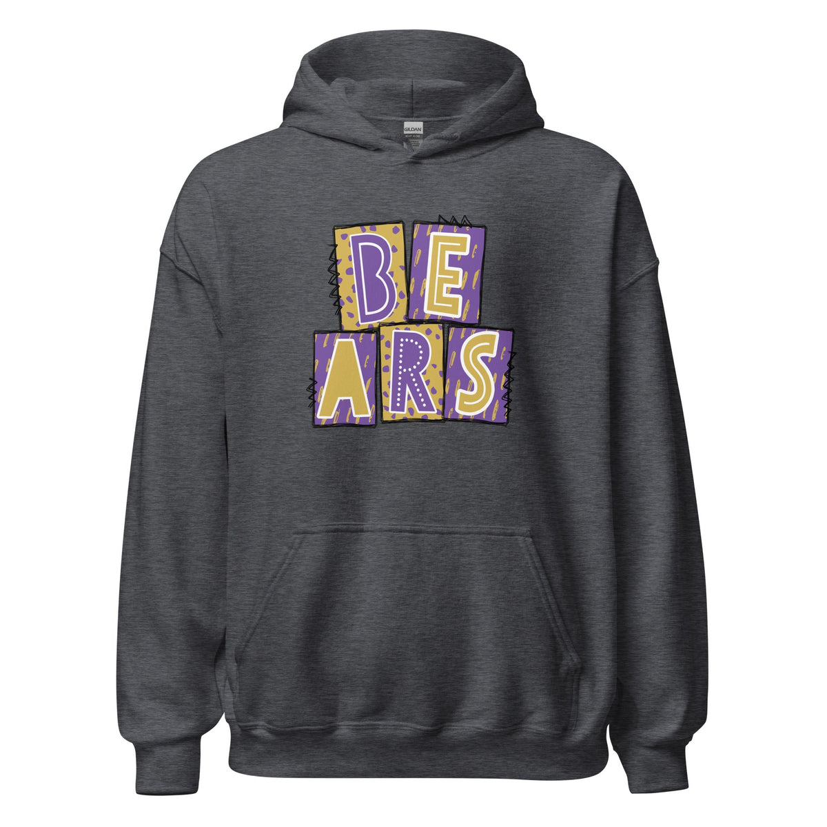 BEARS Purple and Gold Hoodie