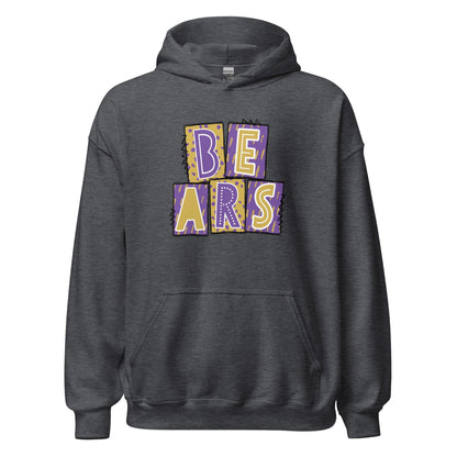 BEARS Purple and Gold Hoodie