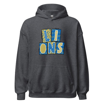 LIONS Regal and Gold Hoodie